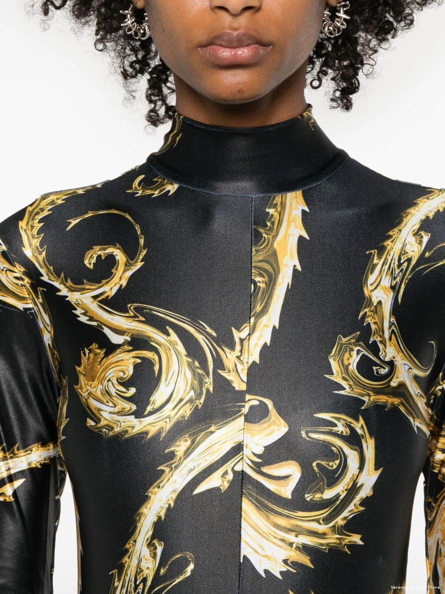 Affordable Chromo Women Couture jumpsuit Versace Jeans Couture-print 0713